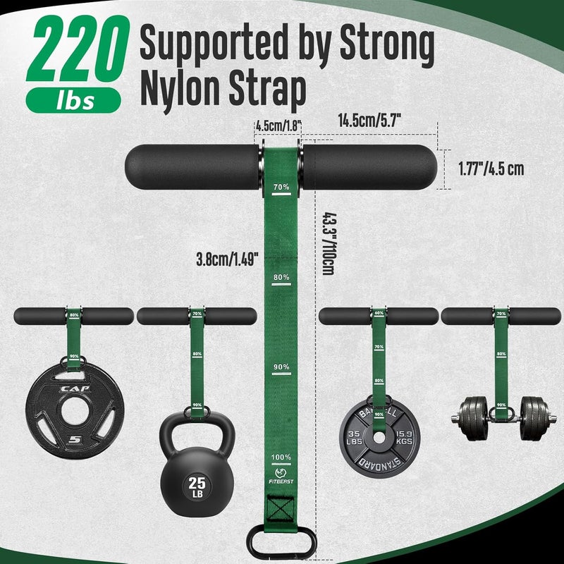 FitBeast Forearm Strengthener & Forearm Exerciser, Wrist Roller with Thicker Handle, Forearm Strength Trainer with Adjustable Strap - Ideal for Grip Strength, Muscle Building, Rehabilitation - Image 3
